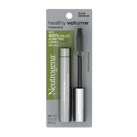 Neutrogena Healthy Volume Lash-Plumping Mascara, Black/Brown, 0.21 oz