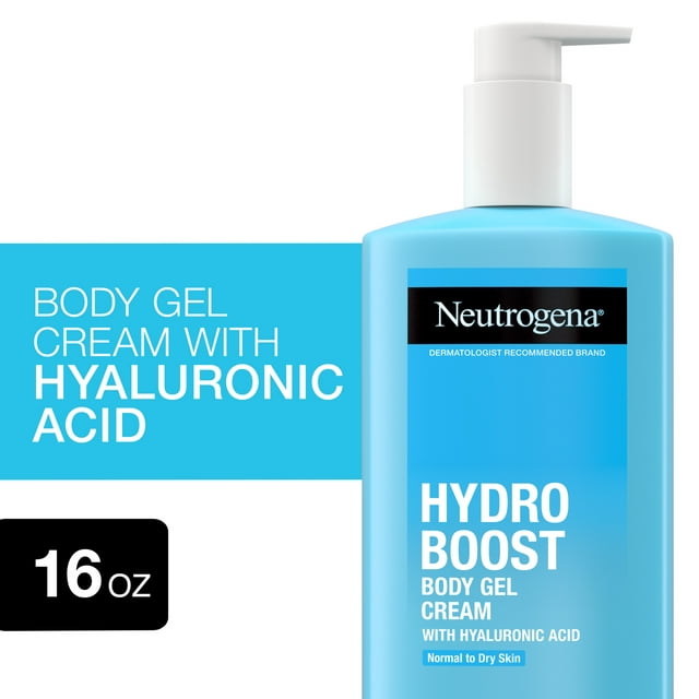 Neutrogena Hydro Boost Body Gel Cream with Hyaluronic Acid, 16 oz