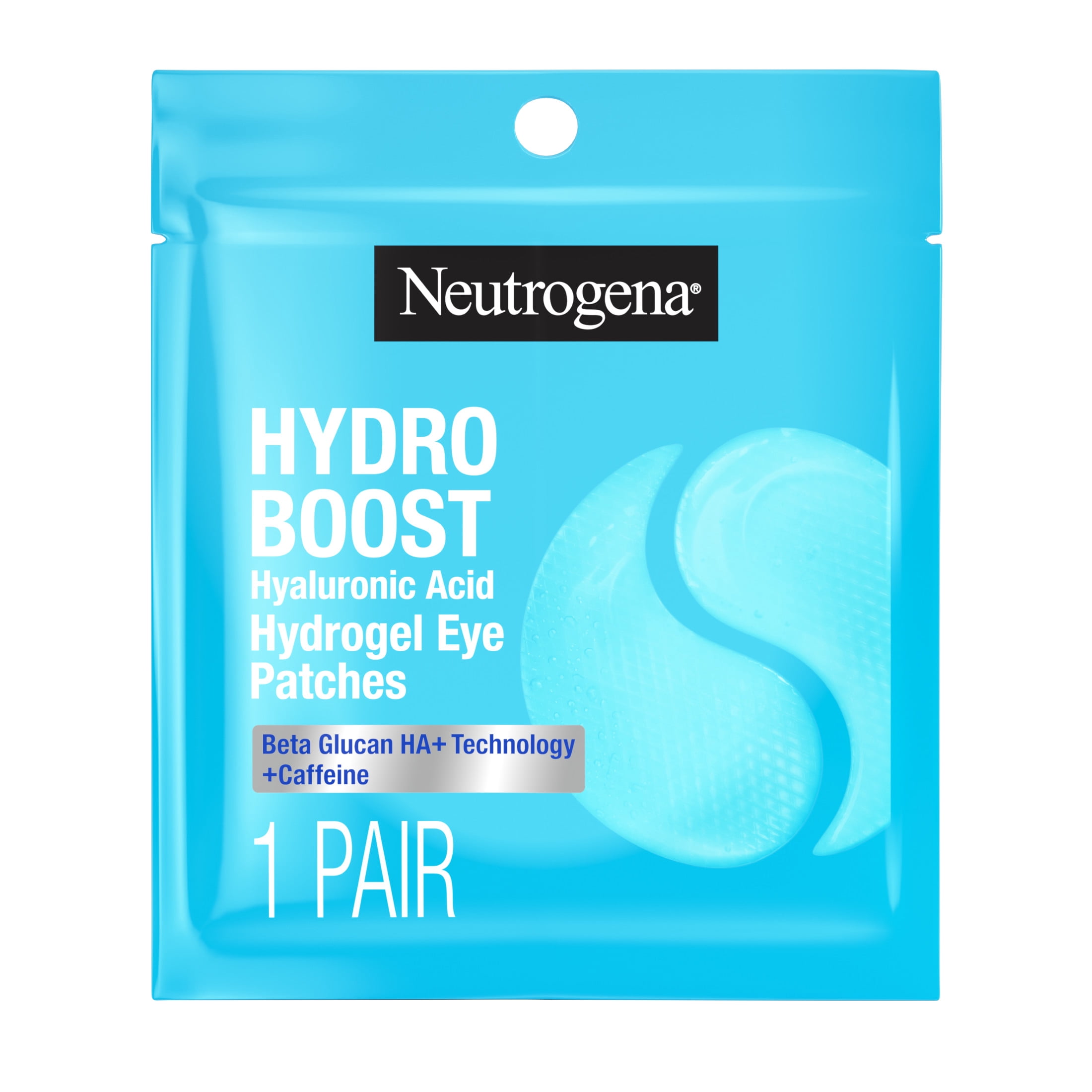 Neutrogena Hydro Boost Hydrogel Under Eye Patches with Hyaluronic Acid, 1 Pair
