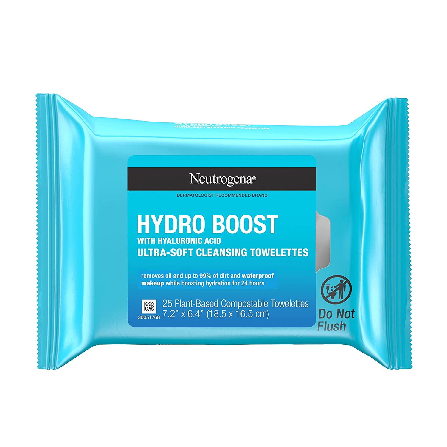 Neutrogena Hydro Boost Facial Cleansing Towelettes, 25 Ea