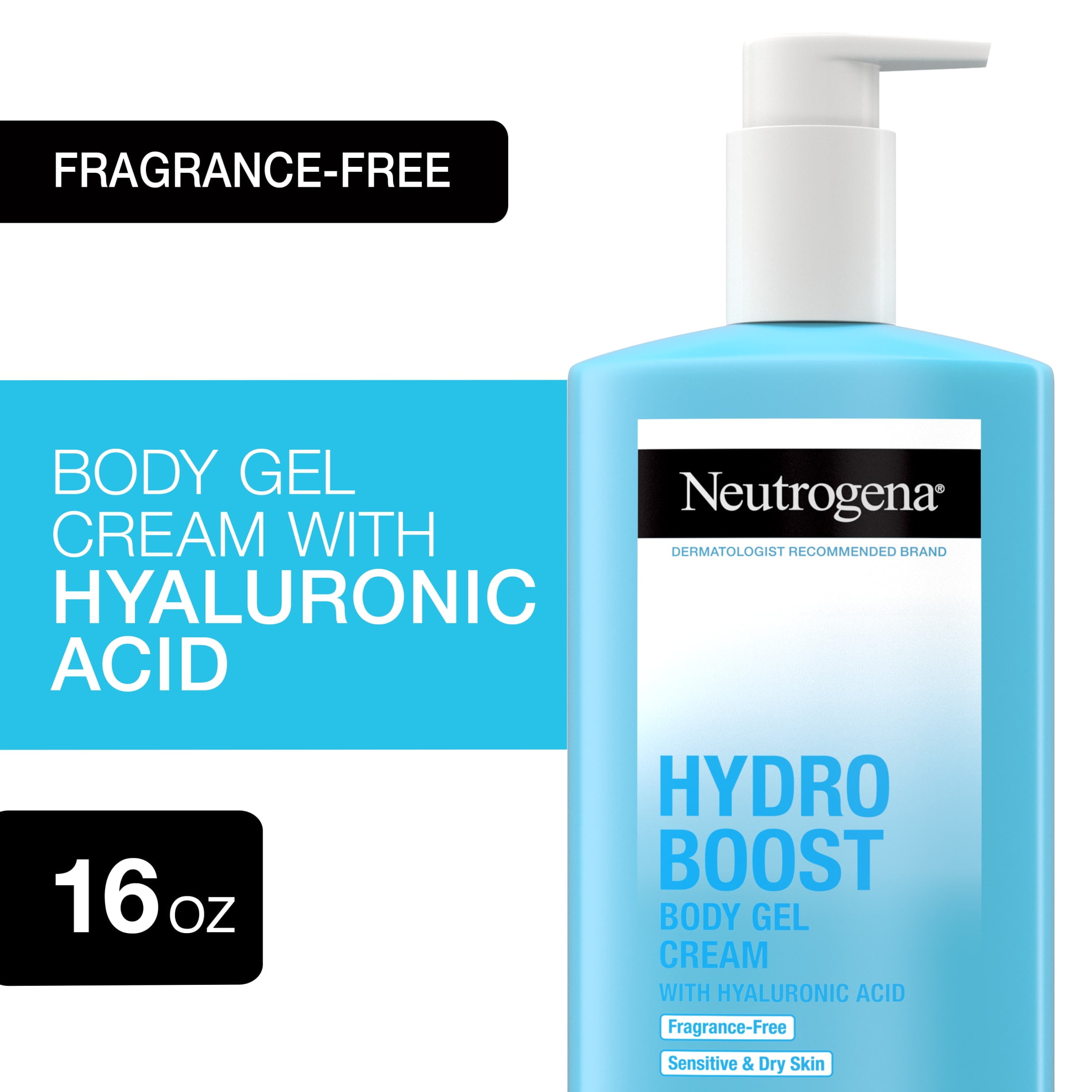 Neutrogena Hydro Fragrance-Free Body Gel Cream, oz - Walmart.com