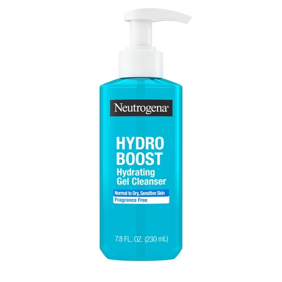 Neutrogena Hydro Boost Fragrance Free Hydrating Gel Cleanser, 7.8 fl oz