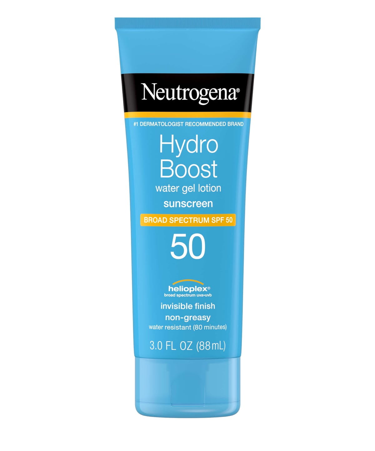 Neutrogena Hydro Boost Gel Moisturizing Sunscreen Lotion with Broad Spectrum & Water-Resistant, SPF 50 3 oz (Pack of 3)