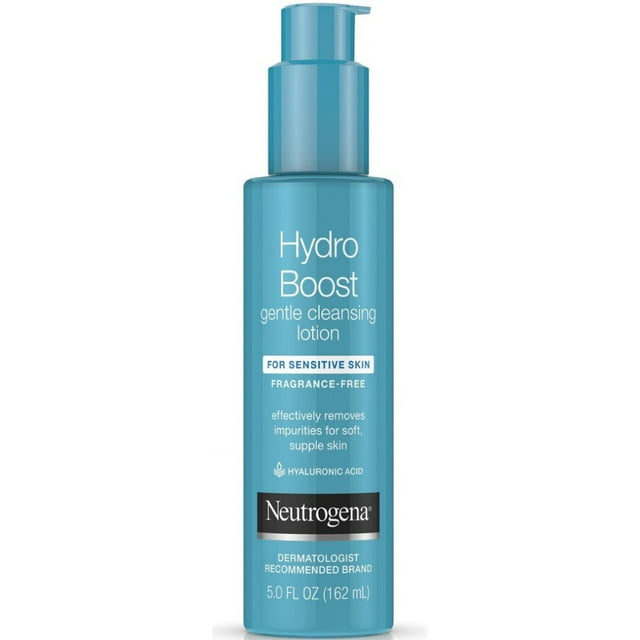 Neutrogena Hydro Boost Gentle Cleansing Lotion 5 oz (Pack of 2)