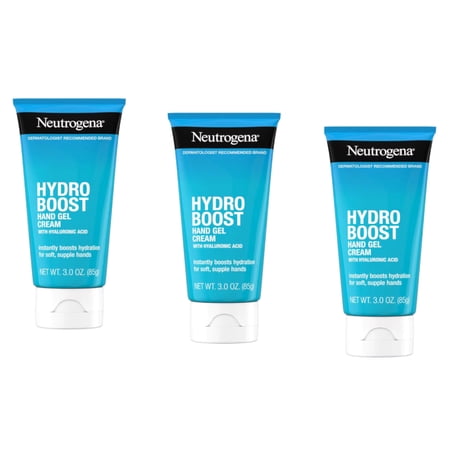 Neutrogena Hydro Boost Hand Gel Cream, 3 Oz, 3 Pack