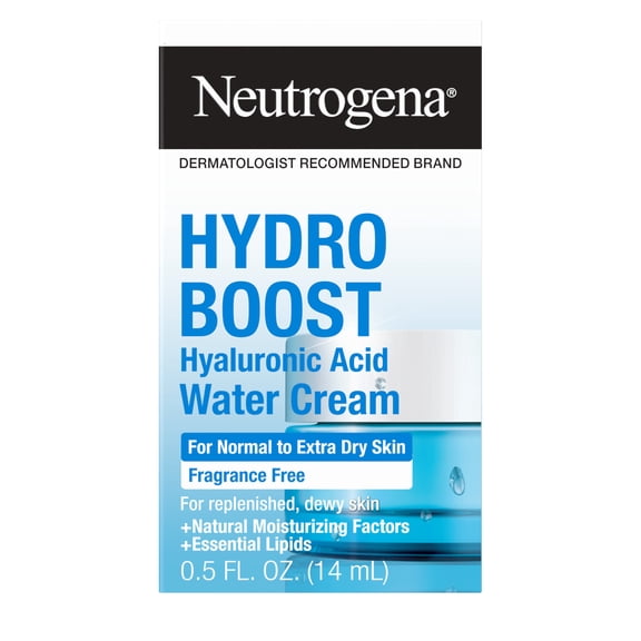 Neutrogena Hydro Boost Hyaluronic Acid Water Cream, Face Moisturizer, 1.7 fl oz