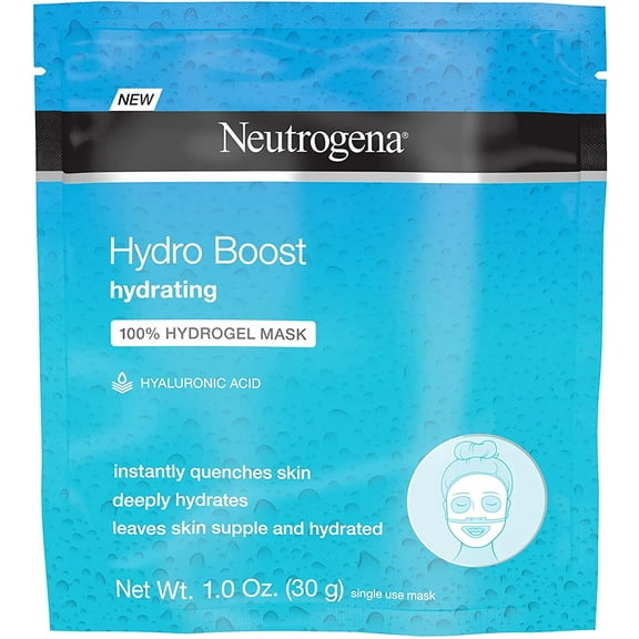 Neutrogena, Hydro Boost Hydrating Beauty Mask, 1 Single Use Mask, 1.0 oz Pack of 3