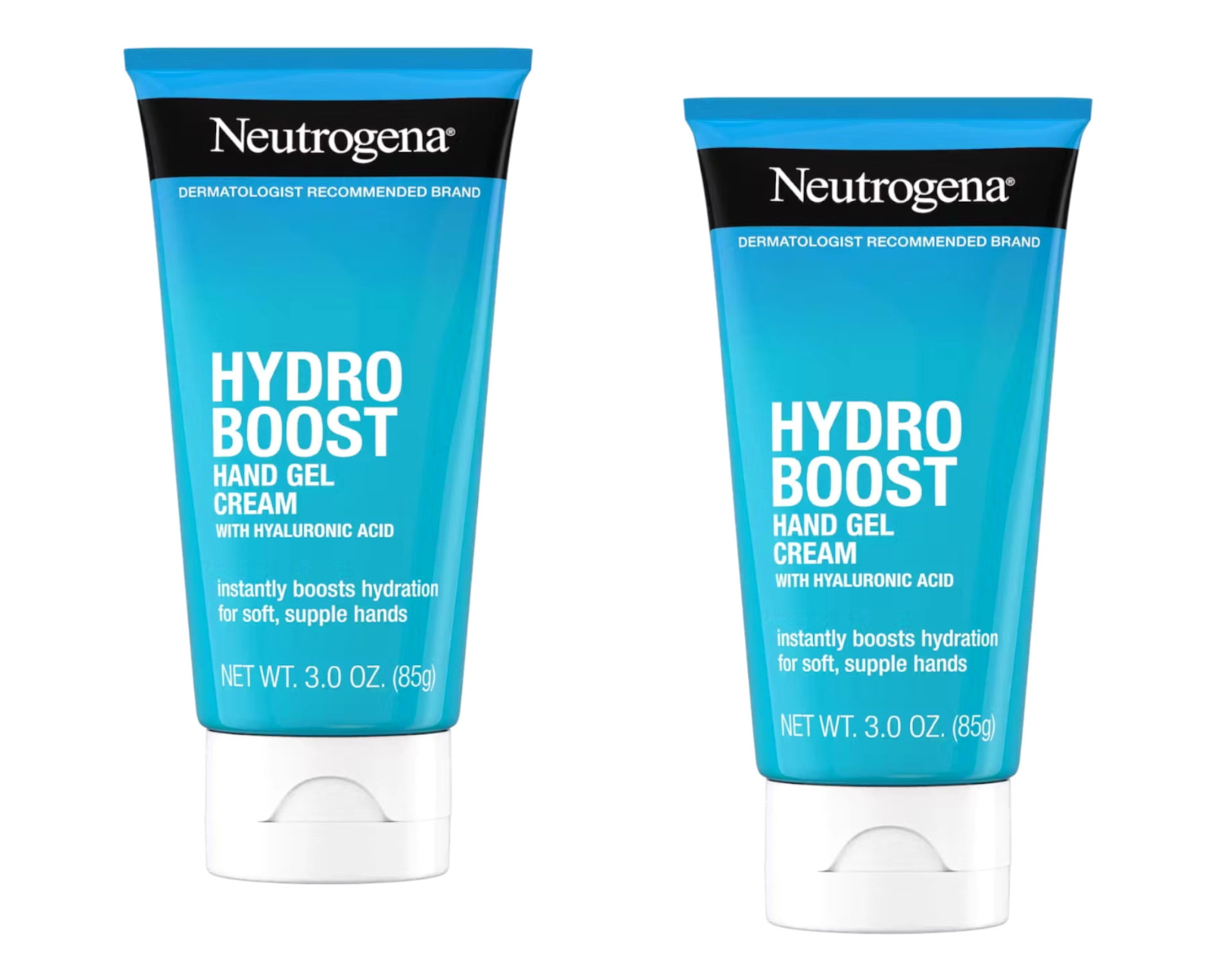 Neutrogena Hydro Boost Hydrating Hand Gel Cream with Hyaluronic Acid for Soft, Supple Hands, Light and Non-Grea (Pack of 2)