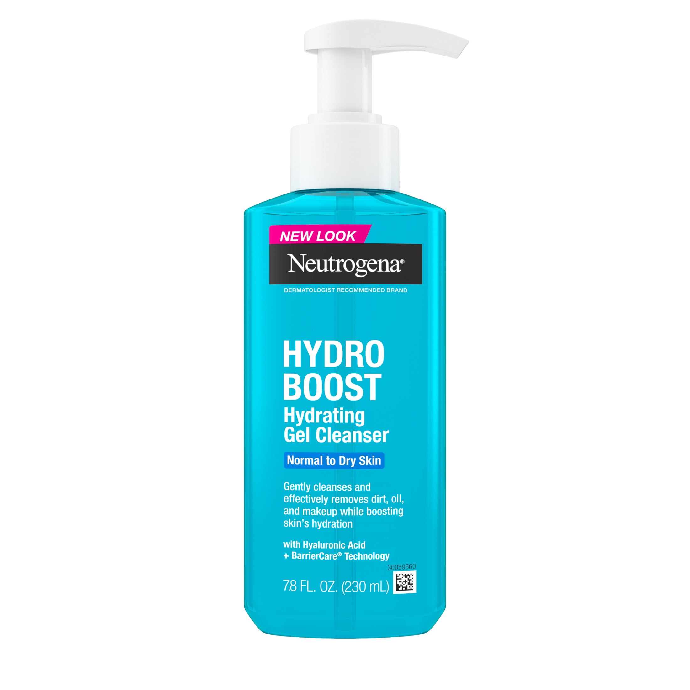 Neutrogena Hydro Boost Hydrating Hyaluronic Acid Gel Facial Cleanser and Face Wash, 7.8 oz