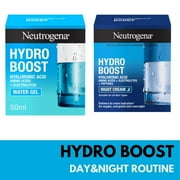 Neutrogena Hydro Boost Hydration Routine: Water Cream & Serum, 2 Items