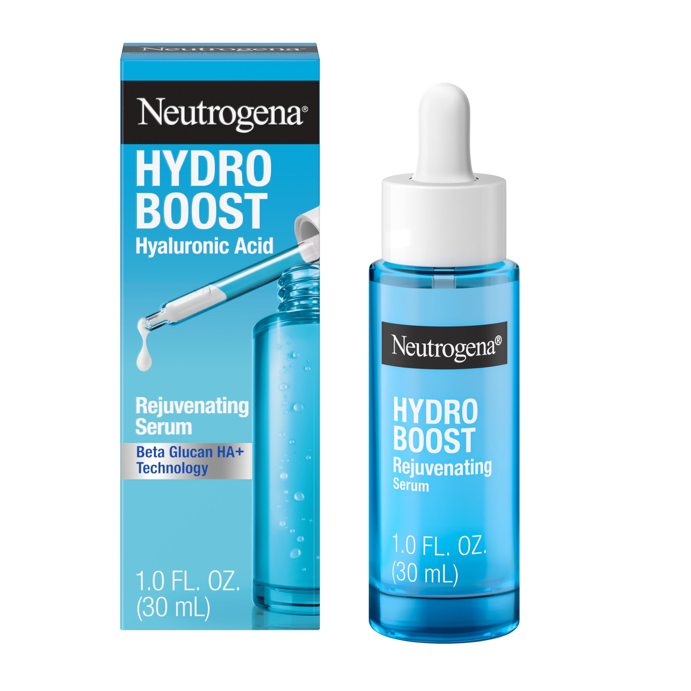 Neutrogena Hydro Boost Hyaluronic Acid Rejuvenating Serum, Skin Barrier Support Face Serum