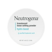 Neutrogena Hydro Boost Translucent Loose Face Setting Powder, Face Makeup .44 oz