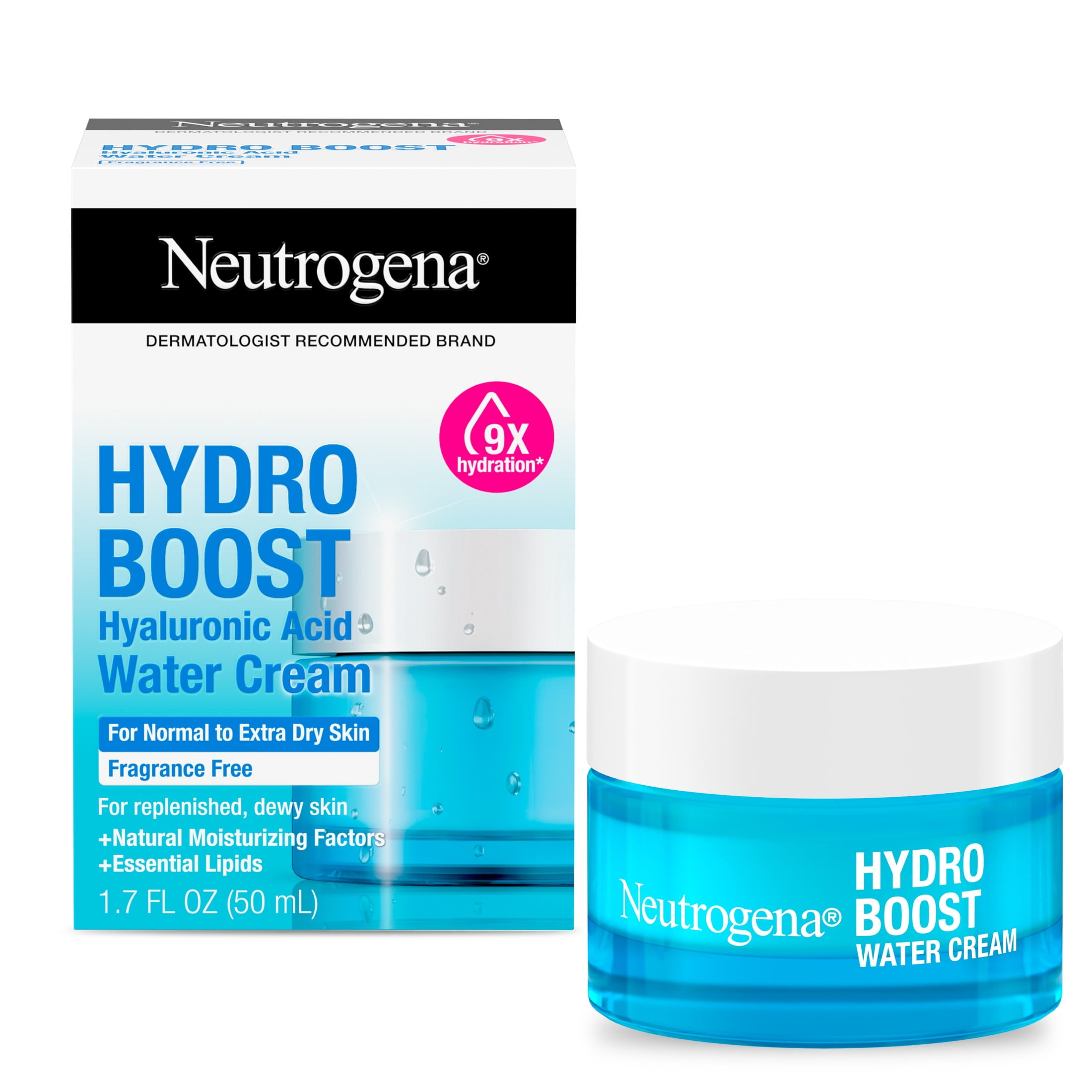 Neutrogena Hydro Boost Hyaluronic Acid Water Cream, 1.7 fl. oz