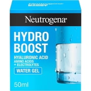 Neutrogena Hydro Boost Hyaluronic Acid Hydrating Water Gel Daily Face Moisturizer for Dry Skin, Oil-Free, Non-Comedogenic & Dye-Free Face Lotion, 1.7 fl. Oz