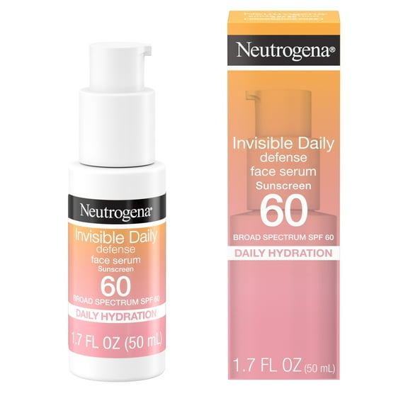Neutrogena Invisible Daily Defense Face Serum with SPF 60, 1.7 fl. oz