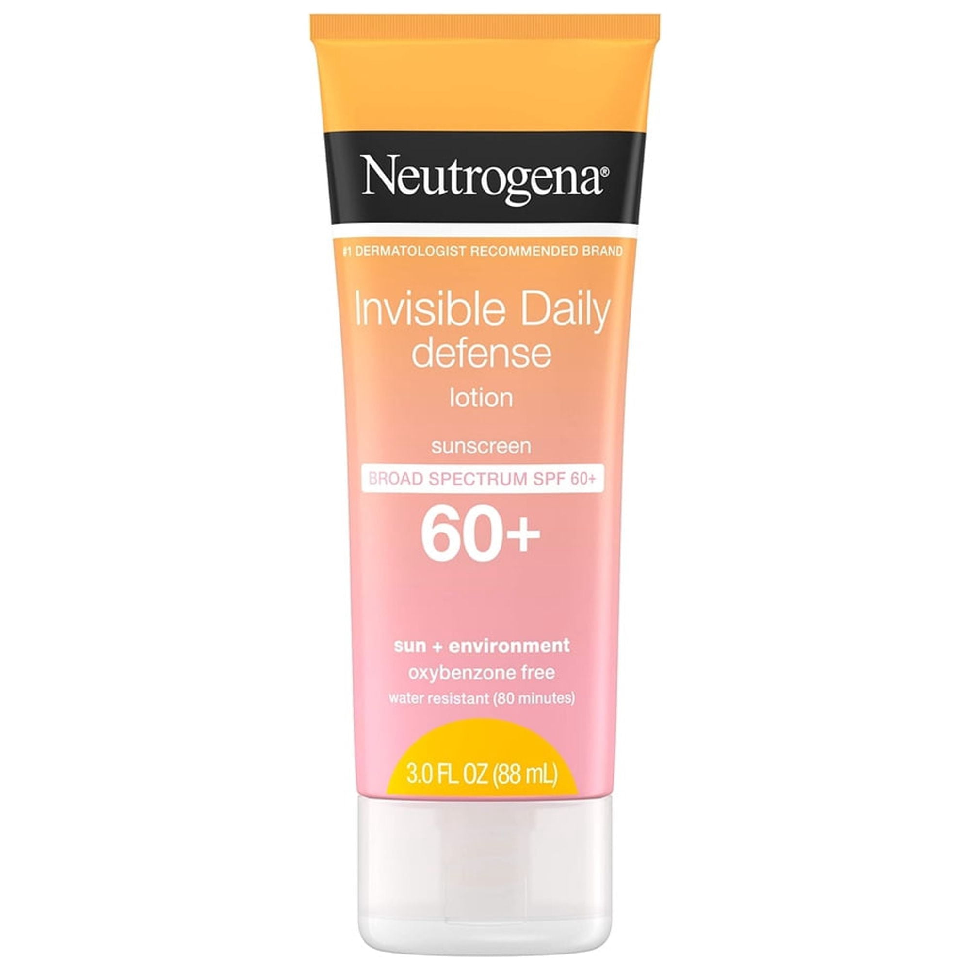 Neutrogena Invisible Daily Defense Sunscreen Lotion SPF 60 3 fl oz (Pack of 2)