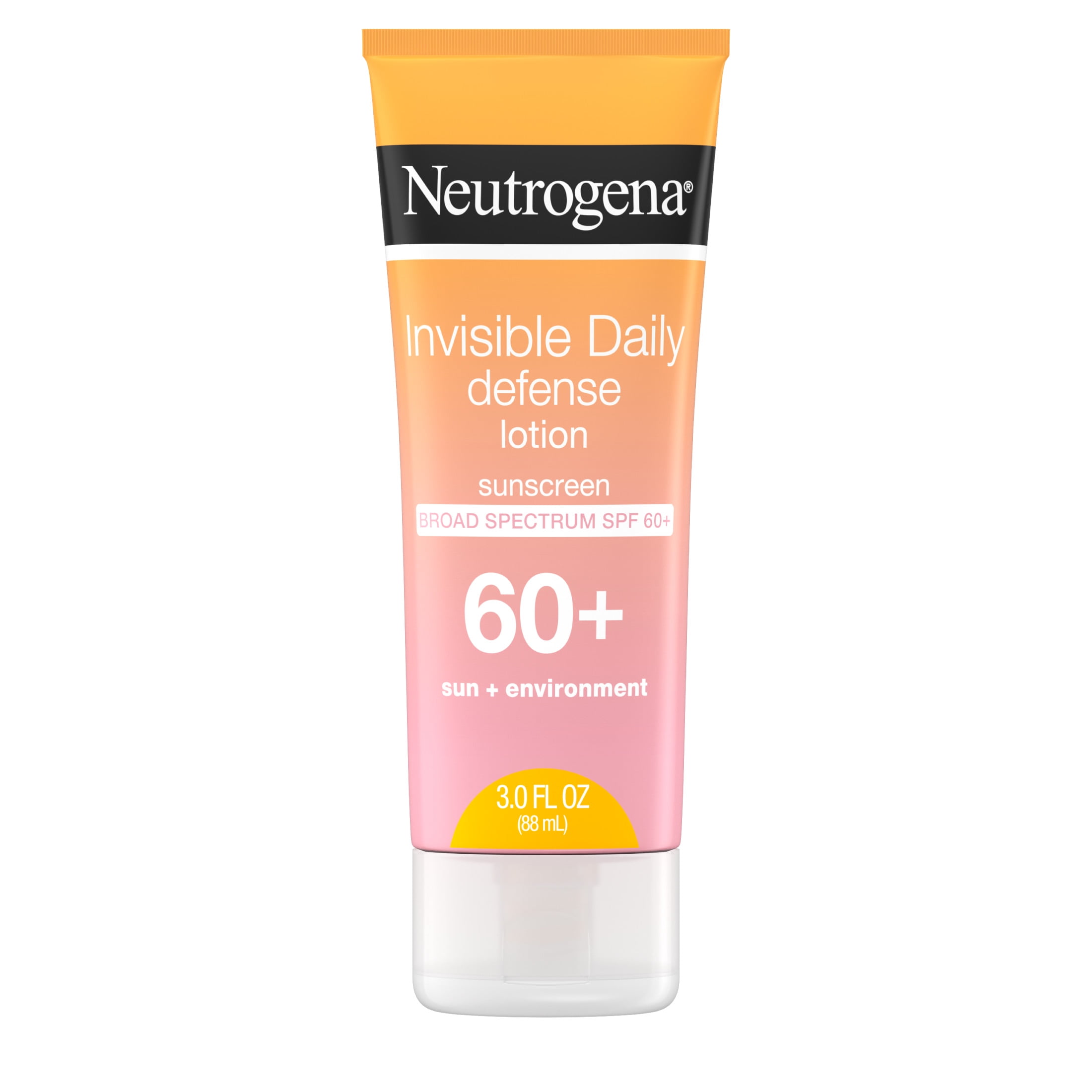 Neutrogena Invisible Daily Defense Lotion, SPF 60+, 3.0 fl. oz