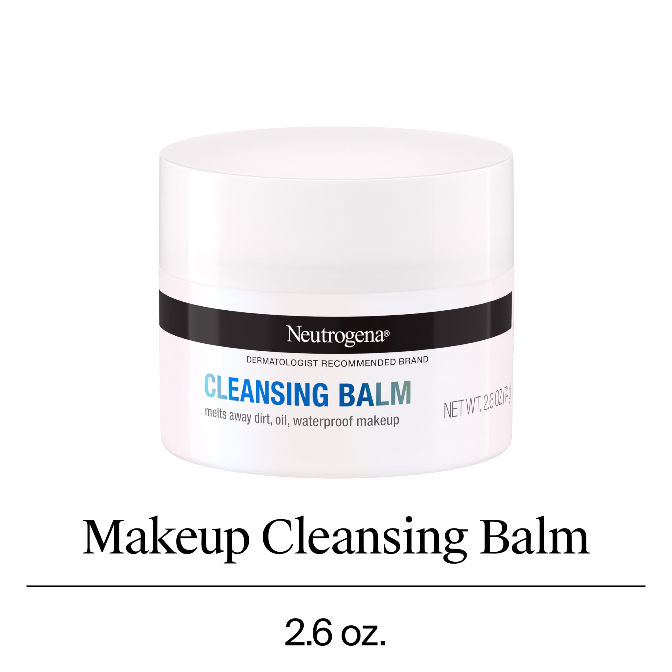 Neutrogena Makeup Remover Cleansing Balm, Fragrance-Free Face Wash, 2.6 oz
