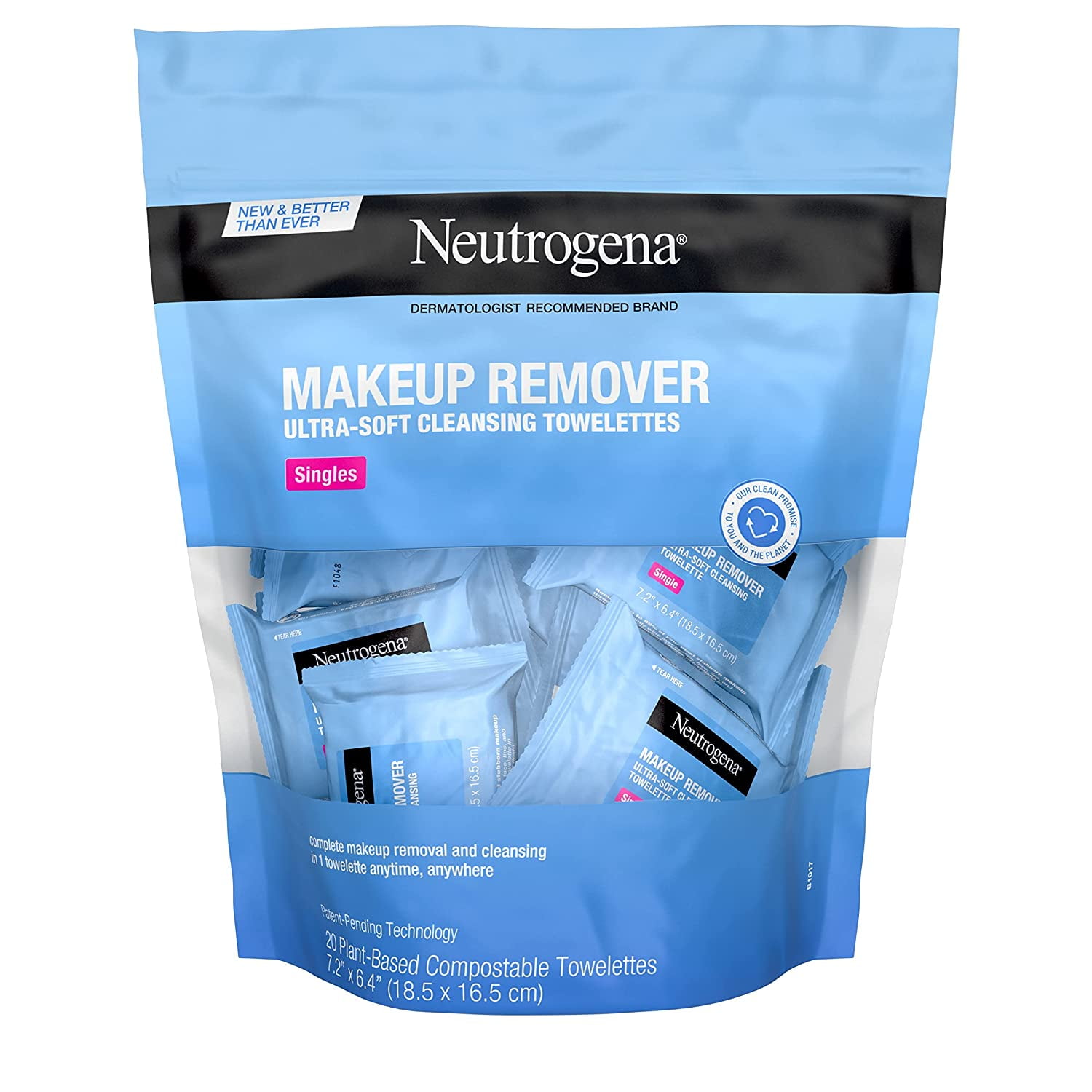Neutrogena Makeup Remover Cleansing Towelette Singles, Daily Face Wipes