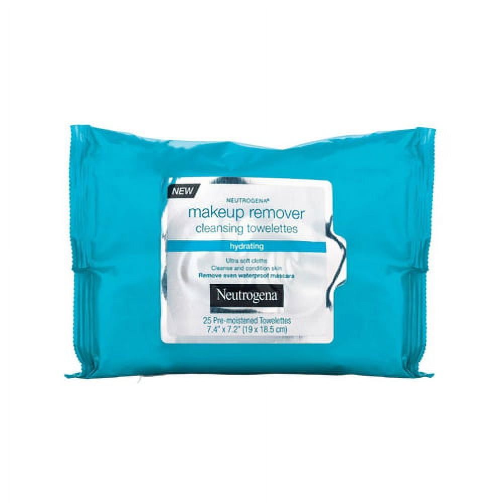 Neutrogena Makeup Remover Cleansing Towelettes 25 Ea, 2 Pack