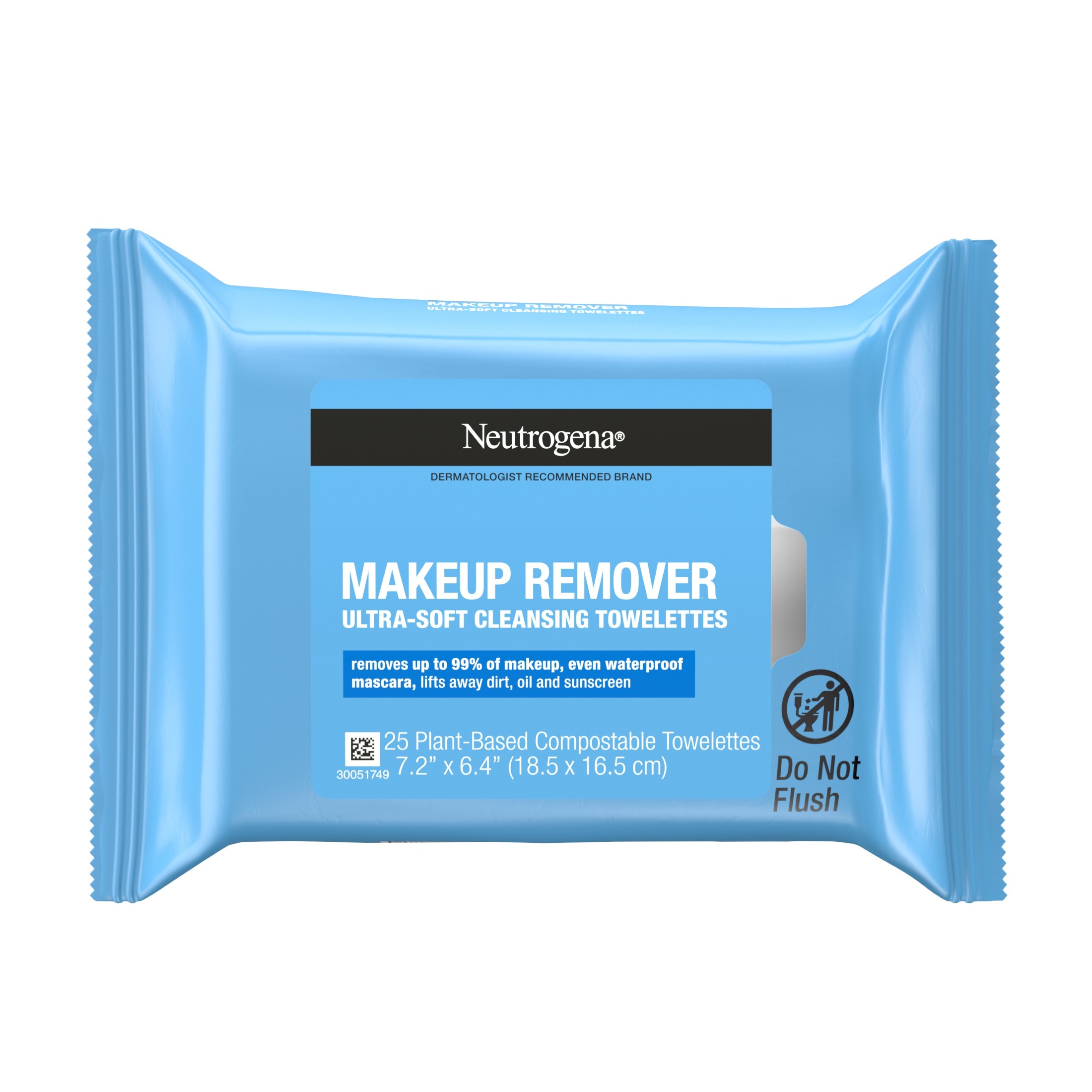 Neutrogena Makeup Remover Wipes and Face Cleansing Towelettes, 25 Ct - image 1 of 8
