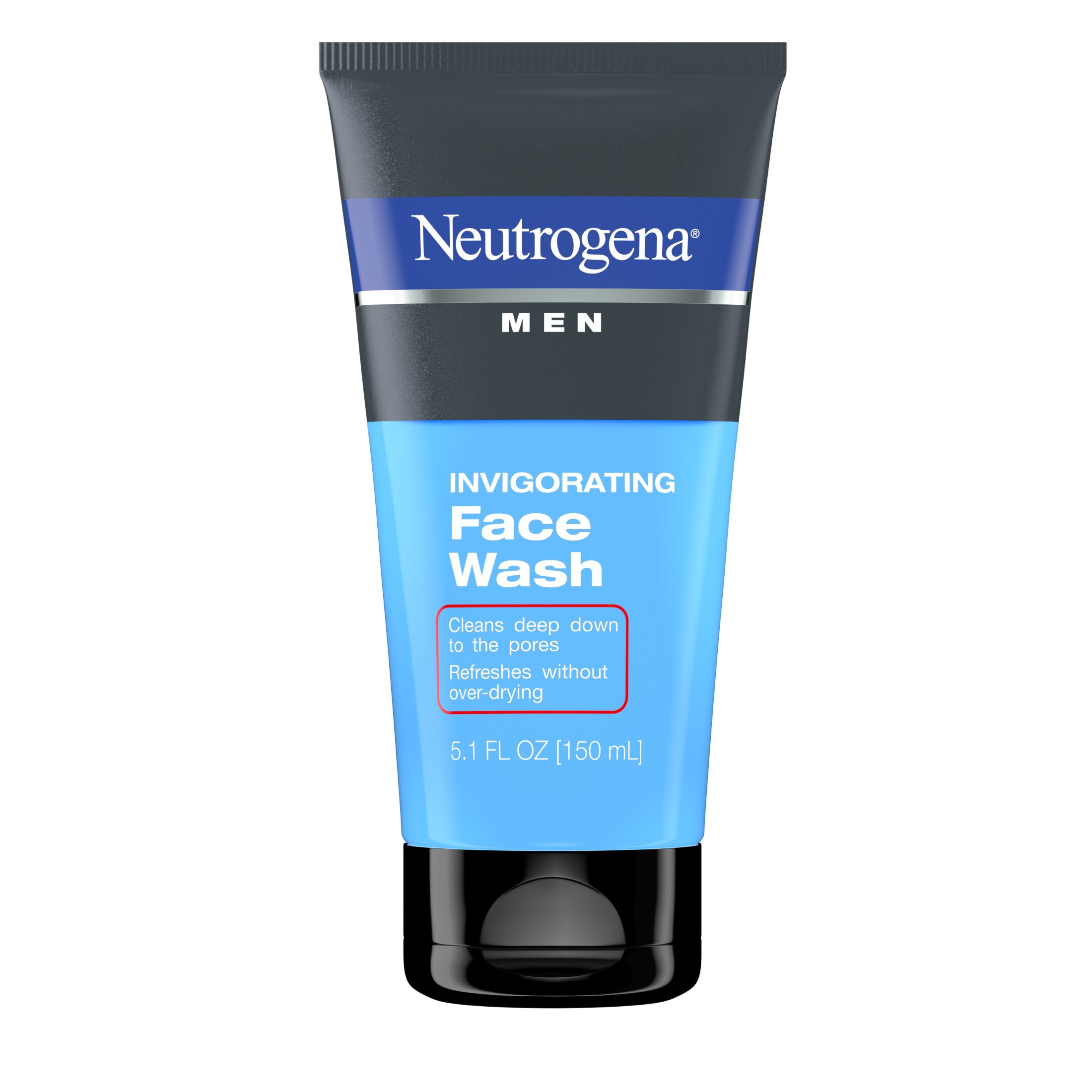 Neutrogena Men’s Daily Invigorating Foaming Gel Face Wash, 5.1 fl. oz - image 1 of 8