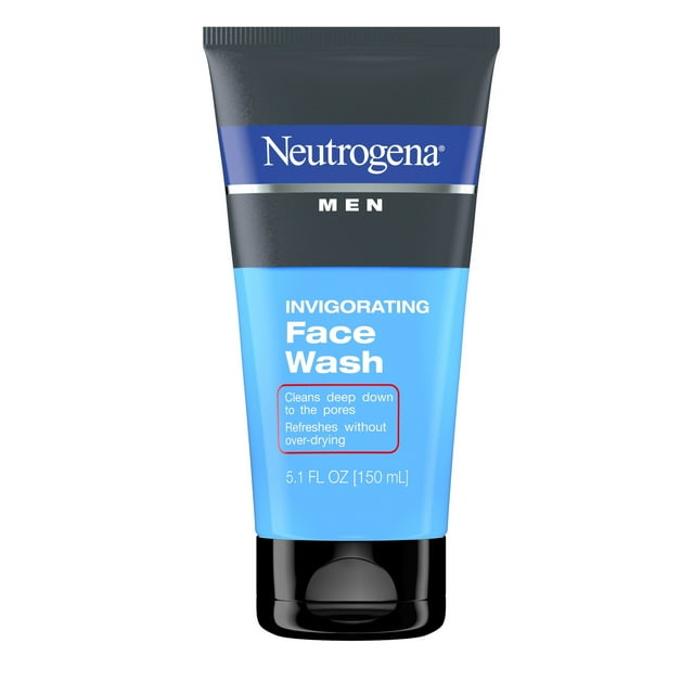 Neutrogena Men’s Daily Invigorating Foaming Gel Face Wash, 5.1 fl. oz