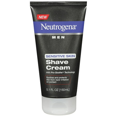 Neutrogena Men's Shaving Cream for Sensitive Skin, 5.1 fl. oz
