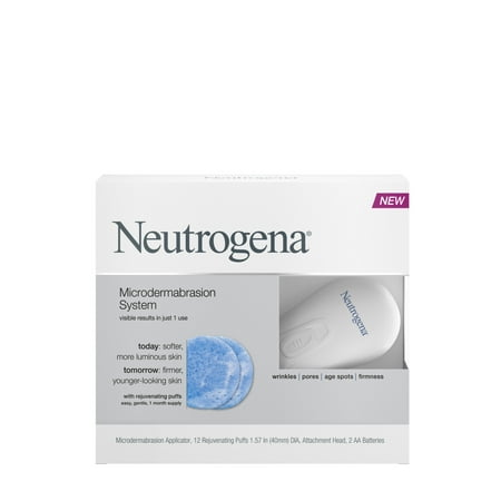 Neutrogena Microdermabrasion Kit, 1 Month Skin Exfoliator w/ Glycerin, 1 Count