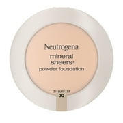 Neutrogena Mineral Sheers Oil-Free Powder Foundation, Buff 30,.34 oz
