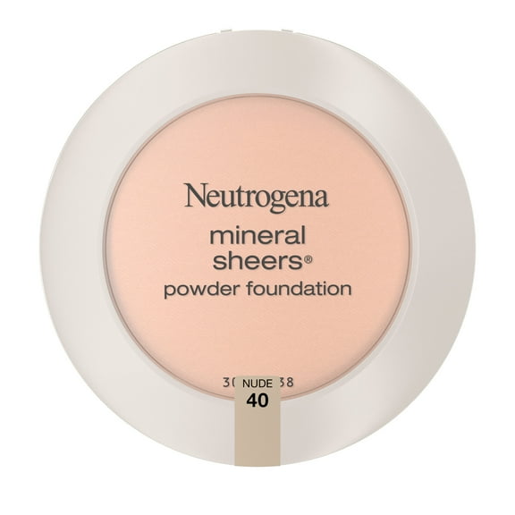 Neutrogena Mineral Sheers Oil-Free Powder Foundation, Nude 40,.34 oz
