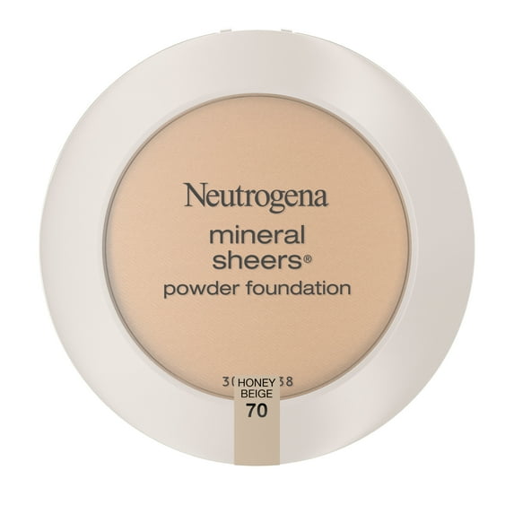 Neutrogena Mineral Sheers Powder Foundation, Honey Beige 70,.34 oz