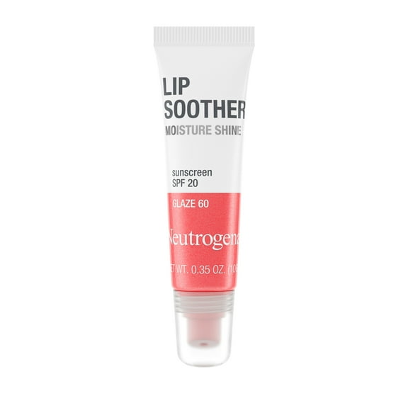 Neutrogena MoistureShine Lip Soother Gloss, SPF 20, Glaze 60, ,.35 oz