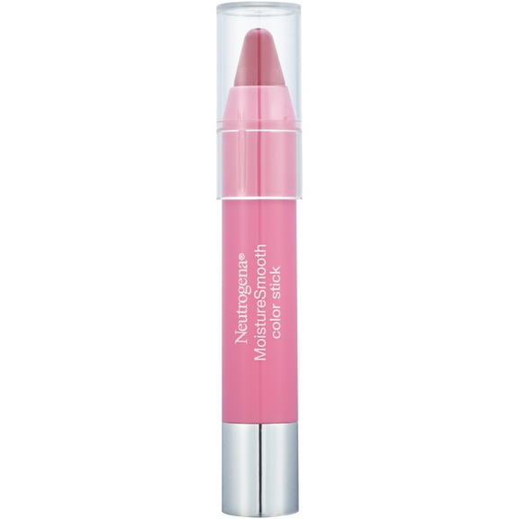 Neutrogena MoistureSmooth Color Stick Lipstick, Pink Grapefruit,.011 oz