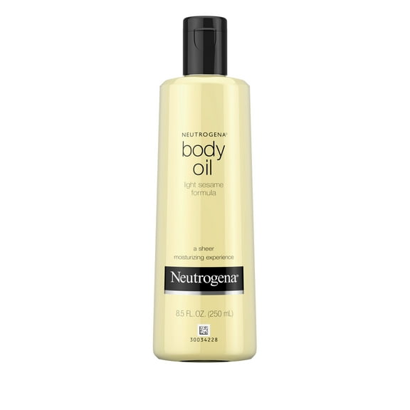 Neutrogena Body Oil For Dry Skin, Light Sesame Formula, 8.5 fl. oz