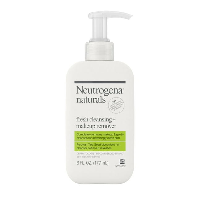 Neutrogena Naturals Fresh Face Cleanser + Makeup Remover, 6 fl. oz