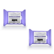 Neutrogena Night Calming Makeup Remover Cleansing Towelettes, 25 Count, 2 Pack