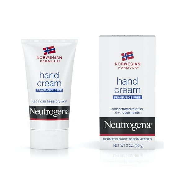 Neutrogena Norwegian Formula Dry Hand Cream Fragrance-Free, 2oz, 5-Pack