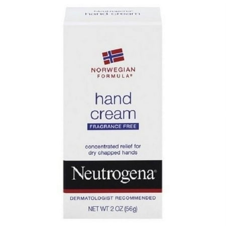 Neutrogena Norwegian Formula Dry Hand and Body Cream, Fragrance-Free Lotion, 2 oz
