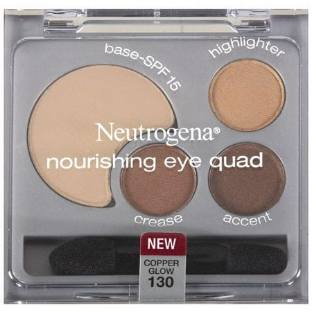 Neutrogena Nourishing Eye Quad, 130 Copper Glow, 0.145 Oz.