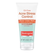 Neutrogena Oil-Free Acne Stress Control Power-Cream Face Wash 6 foz