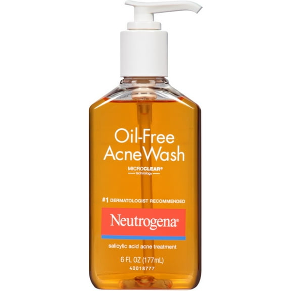 Neutrogena Oil-Free Acne Wash 6 oz (Pack of 4)