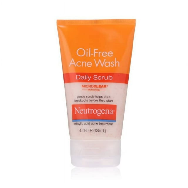 Neutrogena Oil-Free Acne Wash Daily Scrub 4.20 oz - Walmart.com