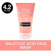 Neutrogena Oil-Free Acne Wash Pink Grapefruit Facial Scrub, 4.2 fl. oz