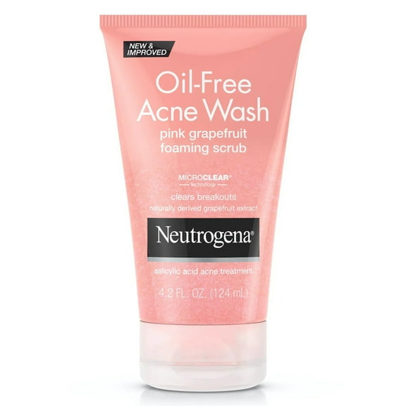 Neutrogena Oil-Free Acne Wash Pink Grapefruit Foaming Scrub, 4.2 oz. (EA/1)