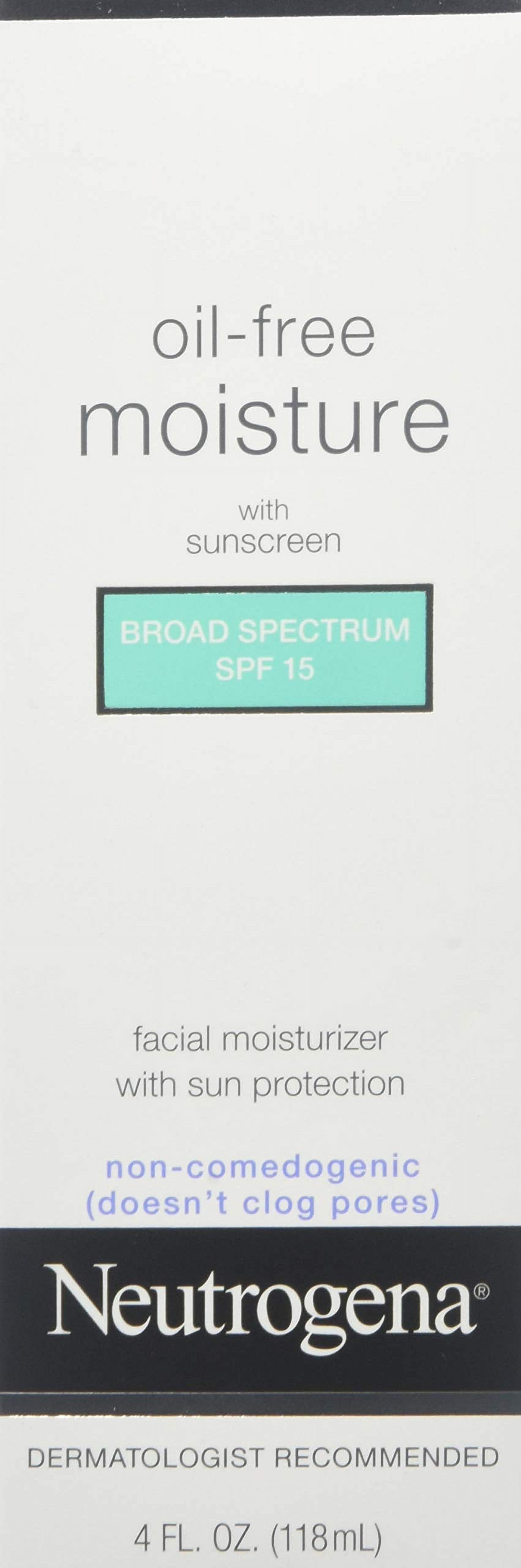 Neutrogena Oil Free Daily Long Lasting Facial Moisturizer & Neck Cream