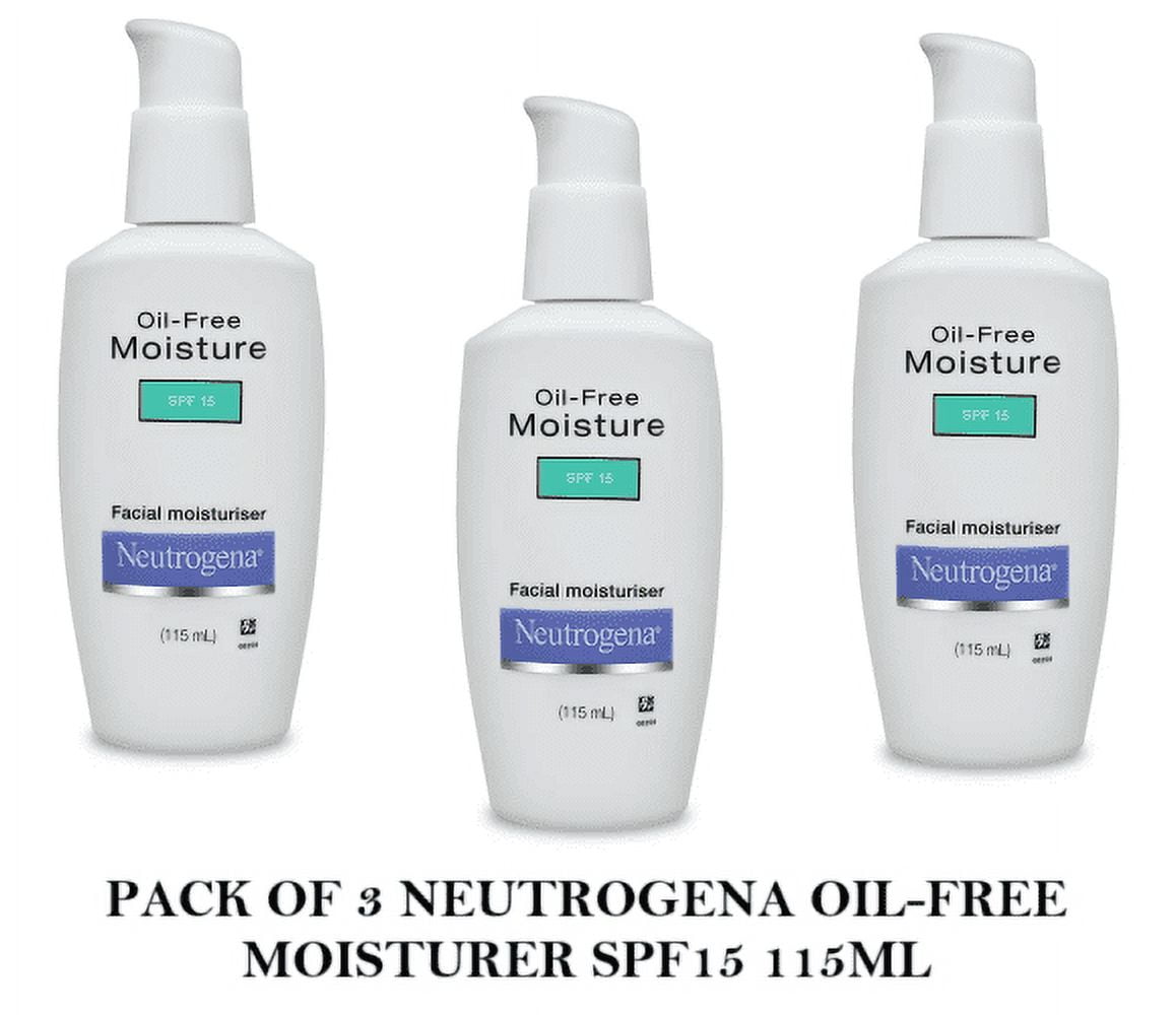 Neutrogena Oil Free Daily Facial Moisturizer SPF 15, Hydrating Lotion ...