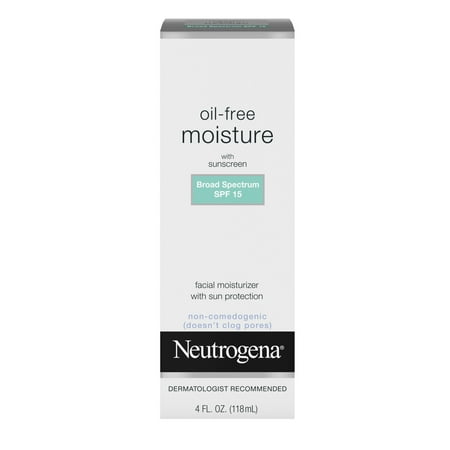 Neutrogena Oil Free Facial Moisturizer with SPF 15 Sunscreen, 4 fl. oz