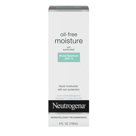 Neutrogena Oil Free Facial Moisturizer with SPF 15 Sunscreen, 4 fl. oz