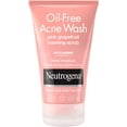 thumbnail image 1 of Neutrogena Oil Free Pink Grapefruit Acne Face Wash with Vitamin C, Salicylic Acid Acne Treatment Foaming Vitamin C Facial Scrub 2 oz (Pack of 4), 1 of 5
